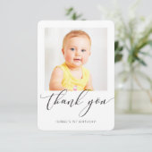 PHOTO THANK YOU モダンWRITECTRUDE 書's サンキューカード (スタンド正面)