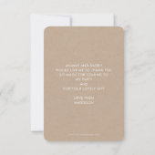 PHOTO THANK YOU CUTEはっきりした typeおもしろいカラフル サンキューカード (裏面)