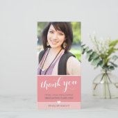 PHOTO THANK YOU LOVELYタイプの大学院サンゴ サンキューカード (スタンド正面)