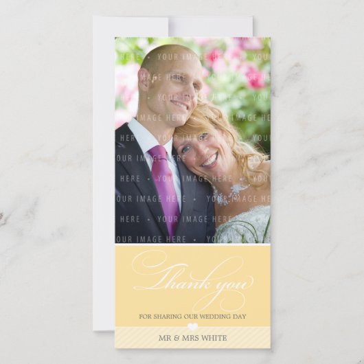 PHOTO THANK YOU :: lovely type 2 サンキューカード (正面)