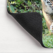 photo tiger cat animals.マウスパッド マウスパッド (コーナー)
