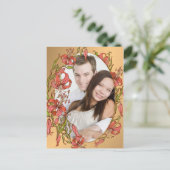 Photo Tiger Lilies日付の保存 ポストカード (スタンド正面)