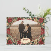 Photo Timeless Poinsettia Holiday シーズンカード (スタンド正面)