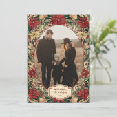 Photo Timeless Poinsettia Holiday シーズンカード (スタンド正面)