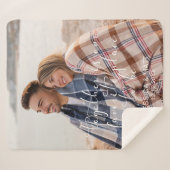 Photo Together is our Favorite Place to Be シェルパブランケット (正面(横))