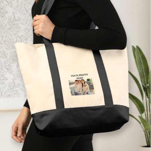Photo Tote Bag, Custom Tote Bag With Photo, Custom トートバッグ