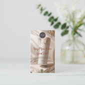 Photo Tumbler Care Card Thank You Insert QR Code 名刺 (スタンド正面)