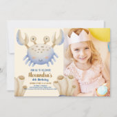 Photo Underthe Sea誕生日 招待状 (正面)