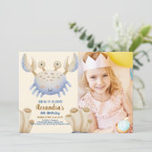 Photo Underthe Sea誕生日 招待状 (スタンド正面)