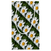 photo, une margueritte, font vert スモールペーパーバッグ (裏面)