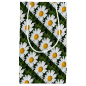 photo, une margueritte, font vert スモールペーパーバッグ (正面)