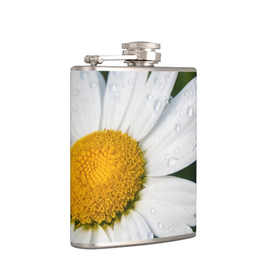 photo, une margueritte, font vert フラスク (右)