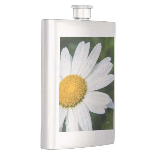 photo, une margueritte, font vert フラスク (右)