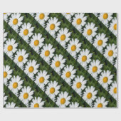 photo, une margueritte, font vert ラッピングペーパー (フラット)