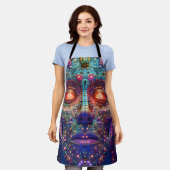 Photo Upload Kitchen Apron With Image Print Area エプロン (着用した状態)