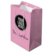 Photo Upload Sticker | Waterproof Square Label  ミディアムペーパーバッグ (裏面アングル)