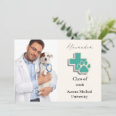  Photo Veterinary School Paw Graduation Party 案内状 (スタンド正面)