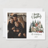 Photo Vintage Christmas Village シーズンカード (正面)