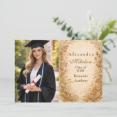 Photo Vintage Wildflower Graduation Party 案内状 (スタンド正面)