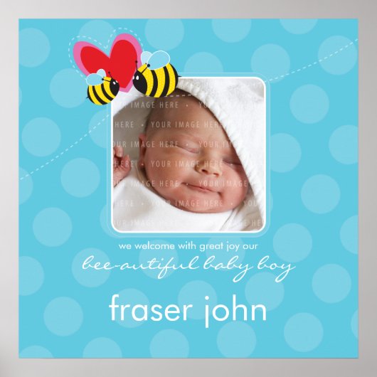 PHOTO WALL ART :: bee-autiful 1 ポスター (正面)