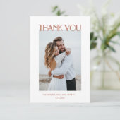 Photo | Watercolor Boho  サンキューカード (スタンド正面)