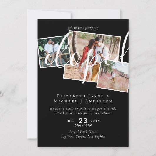 PHOTO We Eloped Announcement披露宴パーティー (正面)