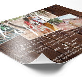 PHOTO We Eloped Announcement披露宴パーティー フォトプリント (角)