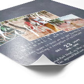 PHOTO We Eloped Announcement披露宴パーティー フォトプリント (角)