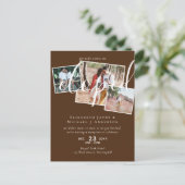 PHOTO We Eloped Announcement披露宴パーティー ポストカード (スタンド正面)