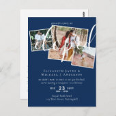 PHOTO We Eloped Announcement披露宴パーティー ポストカード (正面/裏面)