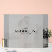 Photo Wedding Guest Signature アクリルサイン (ウェディング)