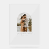 Photo Wedding Guest Signature Message Board アクリルサイン (正面)