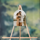 Photo Wedding Guest Signature Message Board アクリルサイン (ニュートラル)