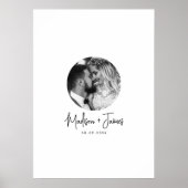 Photo Wedding Guestbook Signature Poster ポスター (正面)