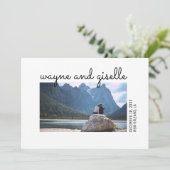 Photo Wedding Invitation 招待状 (スタンド正面)