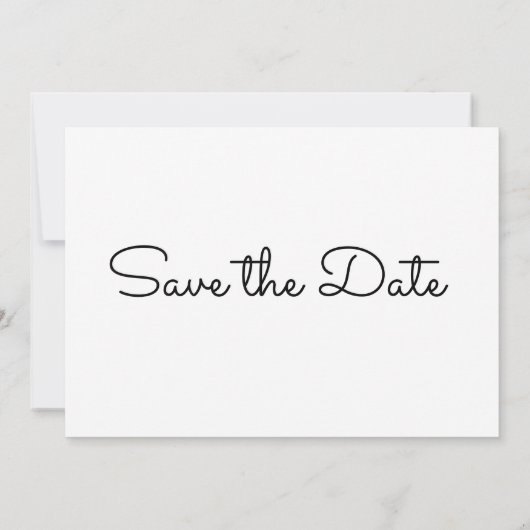 Photo Wedding Invitation 招待状 (裏面)