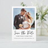 Photo Wedding Save the Date Invitation セーブザデート (スタンド正面)