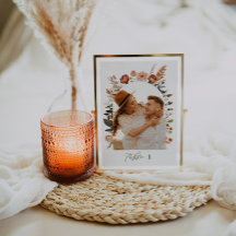 Photo Wedding Table Decor, Day Of Stationary