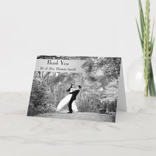 Photo Wedding Thank You Card サンキューカード (正面)