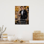 Photo welcome birthday party ポスター (キッチン)