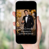 Photo welcome birthday party ポスター