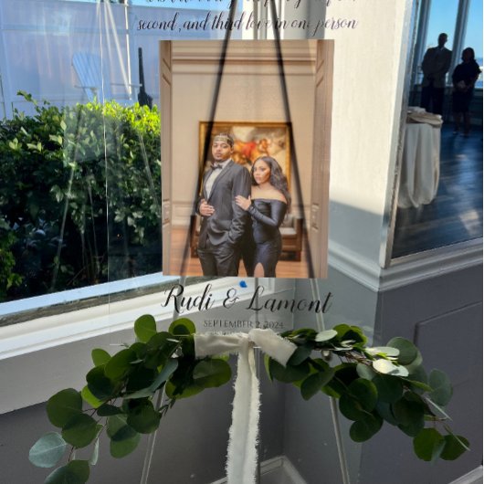 Photo Welcome Sign Acrylic I Wedding アクリルサイン