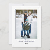 PHOTO What a Year Christmas Greeting シーズンカード (裏面)