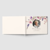 Photo, Wildflower "In Loving Memory"葬儀 ゲストブック (全面)