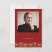 Photo & Wildflowers for Funeral Service (正面)