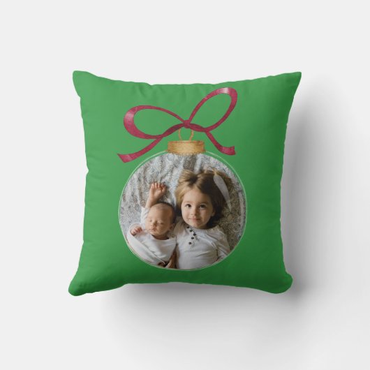 Photo with パーソナライズされた Year Keepsakeカスタム クッション (裏面)