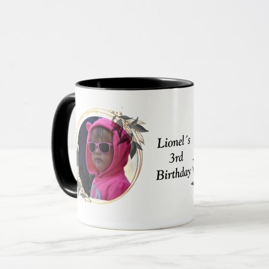 Photo with beautiful frame マグカップ (正面左)