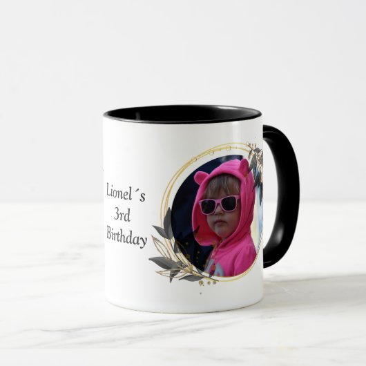 Photo with beautiful frame マグカップ (正面右)