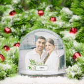  Photo with Date Field Snow Globe (クリスマス)