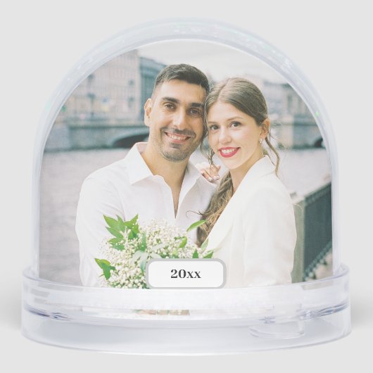  Photo with Date Field Snow Globe (裏面)